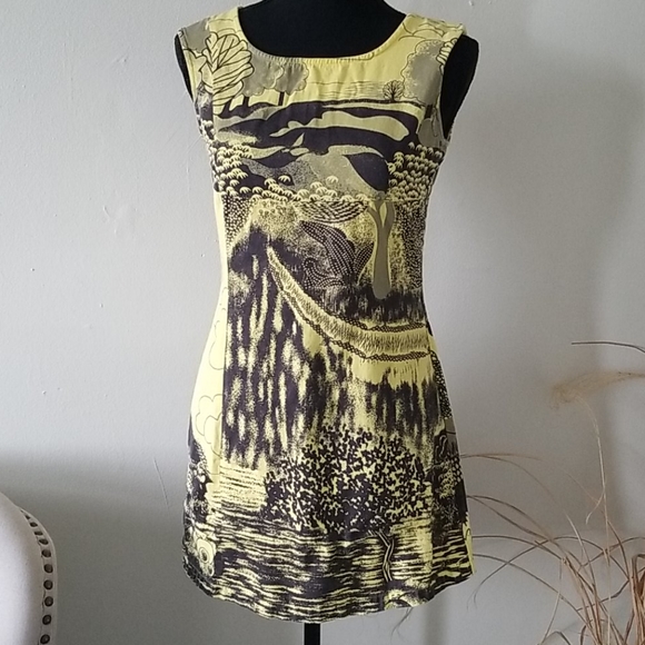 Chloe Dresses & Skirts - Chloe Yellow Print Dress